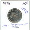 Image 1 : 1978 Canadian 25 cent coin