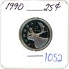 Image 1 : 1990 Canadian 25 cent coin