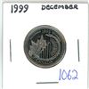 Image 1 : 1999 "December" Canadian 25 cent coin