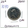 Image 1 : 2000 "Community" Canadian 25 cent coin