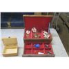 Image 1 : 2 Wooden Boxes - 1 Filled with Diva Jewelery