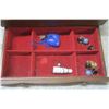 Image 3 : 2 Wooden Boxes - 1 Filled with Diva Jewelery