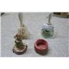 Image 4 : Christmas Figurines - Candle Holders - 2 x Bells