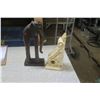 Image 2 : Decorative Elephant Statue - Wood / Decorative Conrer Piece