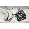 Image 1 : 2 pairs of ice skates - ladies sz 9 & men's sz 10