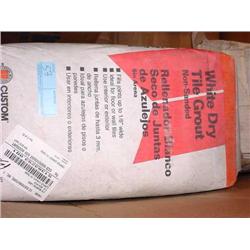 White Dry Tile Grout (Custom)