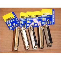 Chesco Hex Key Set-Fold Up