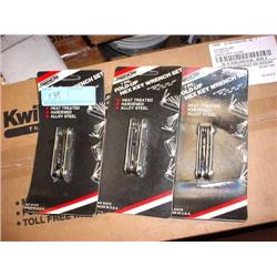 Superior Tool small Fold-Up Hex Key Set