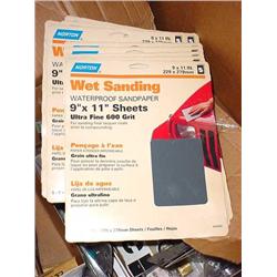 Norton Wet Sanding Paper 600 Grit