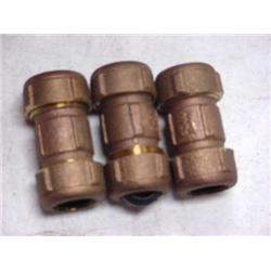 Brass Compression Coupling 3/4"