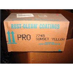 Rustoleum Sunset Yellow Paint