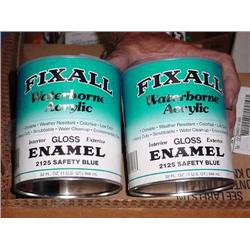 FixAll Gloss Qts Safety Blue Paint 21250