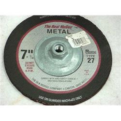 Metal Grind Wheels 7"x1/4