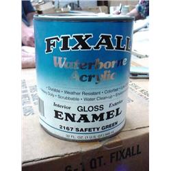 Fixall Safety Green Gloss Enamel qts