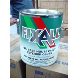 Fixall Gloss White House 802 Paint gal