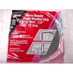 Weather Strip 3/16T x3/8w x17'l