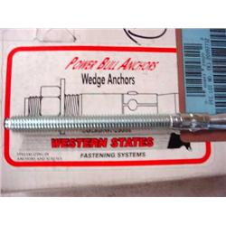 Wedge Anchors 3/8 16x5, 1/2 13x7