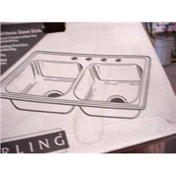 Sterling Double Stainless Steel Sink
