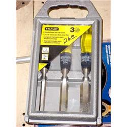Stanley 3pc Chisel Set