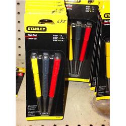 Two Stanley Nail Set Sets