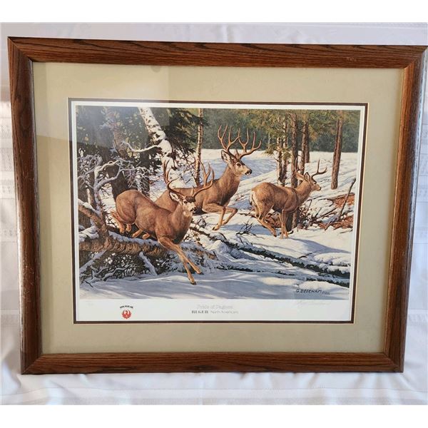 Pride of Pagosa - Greg Beecham - Ruger Print - 3 Deer - #107/950