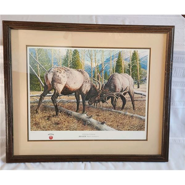 Alpine Arena - Lee Calle - Ruger Print - 2 Elk - #107/950