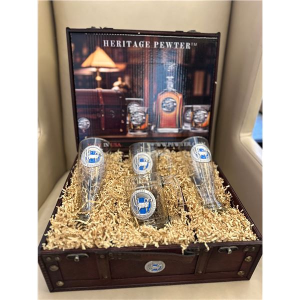 ADBSS Beer Set in a Heritage Pewter Chest