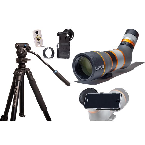 Maven Package-20x40x 67 S.3a angled spotting scope
