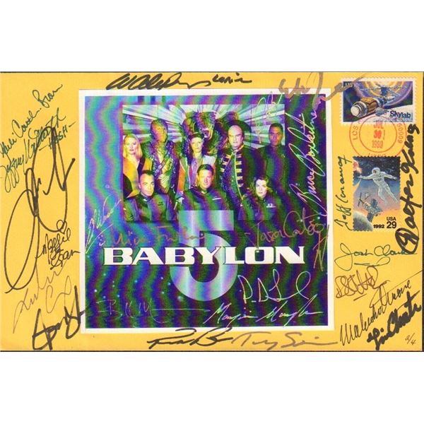 Babylon 5 cast signed rarity
