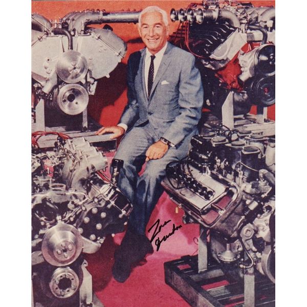 Zora Duntov signed photo