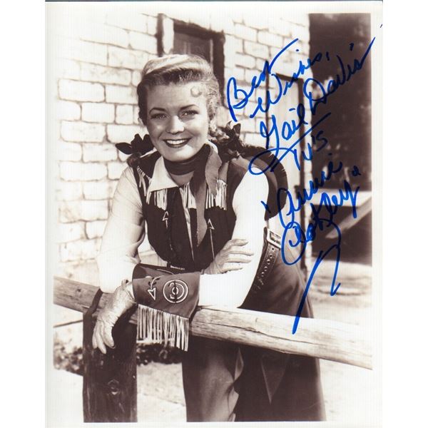 Gail Davis signed photo