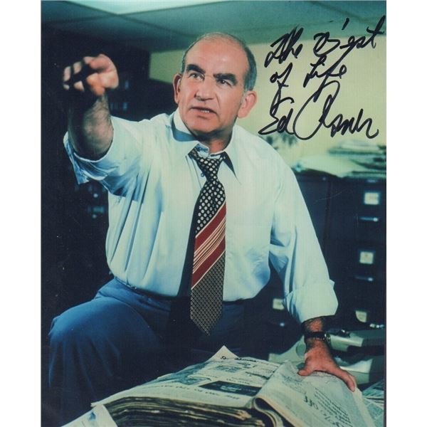 Ed Asner signed photo
