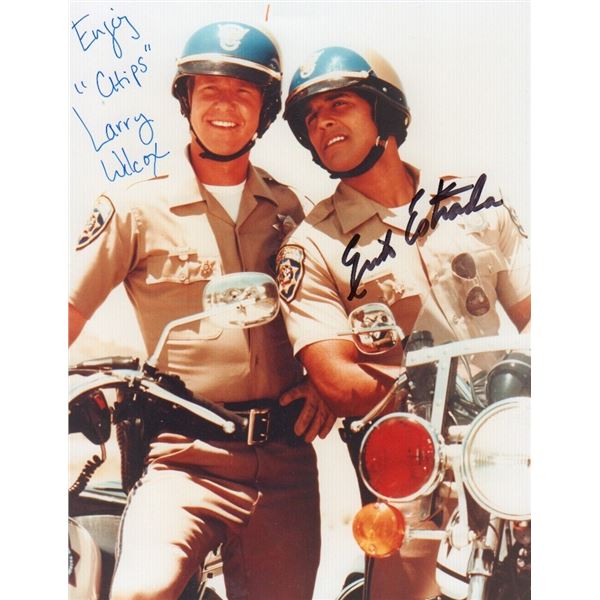 Chips cast signed photo