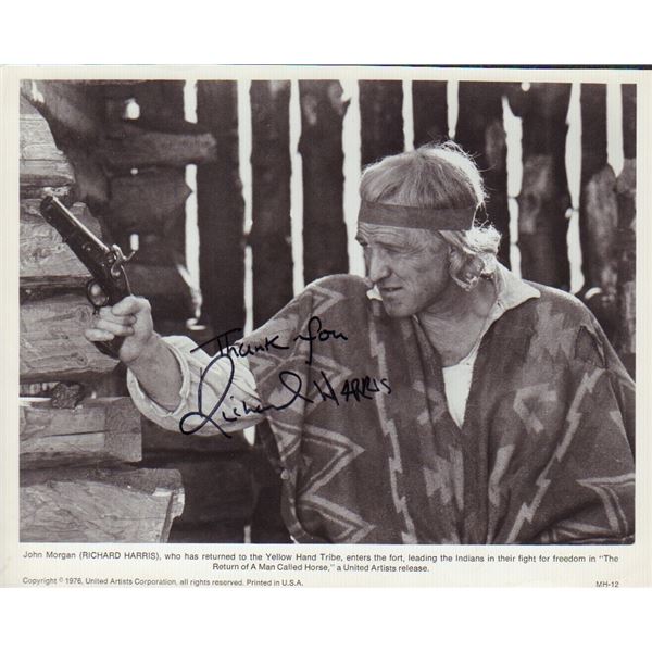 Sir Richard Harris signed photo