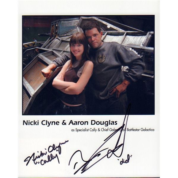 Battlestar Galactica partial cast signed photo