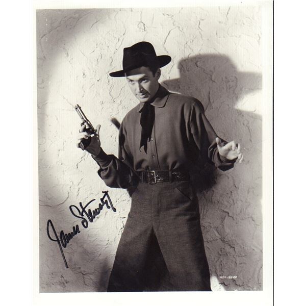 Jimmy Stewart signed photo