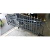 Image 1 : 2 STEEL FENCE PANELS, 111 INCH LONG EACH