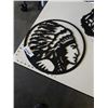 Image 3 : 2 LASER CUT METAL SIGNS, 17 INCH AND 20 INCH