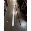 Image 1 : 2 TYPES OF WEATHER STRIPPING AND SOLID WOOD CURTAIN ROD