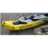 Image 8 : INTEX K2 EXPLORER INFLATABLE CANOE WITH COLLAPSIBLE OARS, PUMP, SEATS ETC
