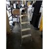 Image 1 : 5FT ALUMINUM A FRAME STEP LADDER