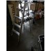 Image 3 : 5FT ALUMINUM A FRAME STEP LADDER