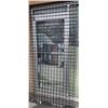 Image 2 : 3 PIECES BLACK GRIDWALL, 8FT X 4FT AND 48 INCH BY 58 INCH STEEL WINDOW SECURITY MESH