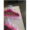 Image 4 : BRAND NEW SEALED PINK VELVET HANGERS 50PK