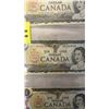 Image 4 : 3 - 1973 NEAR MINT CANADIAN $1 BILLS IN SEQUENCE - LAST ISSUES