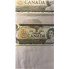 Image 5 : 3 - 1973 NEAR MINT CANADIAN $1 BILLS IN SEQUENCE - LAST ISSUES