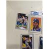 Image 2 : LOT OF 5 MLB HOF BASBALL CARDS BO JACKSON, CAL RIPKEN, WADE BOGGS, DON MATTINGLY AND GREG MADDUX