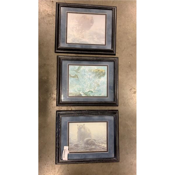 3 ROBERT BATEMAN PRINTS