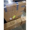 Image 4 : BLACK ELECTRIC SINGLE MOTOR FRAME WITH WHITE DESKTOP (2 BOX LOT)