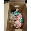 Image 2 : LOT OF VINTAGE BARBIES, AND TWO TEA CUP KNITTED DOLLS